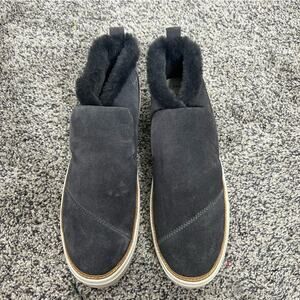 TOMS Gray Suede Paxton Slip On Shoes 8.5